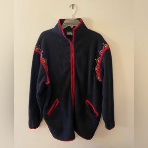 Bob Mackie Wearable Art Fleece Women’s Jacket -Sz Small